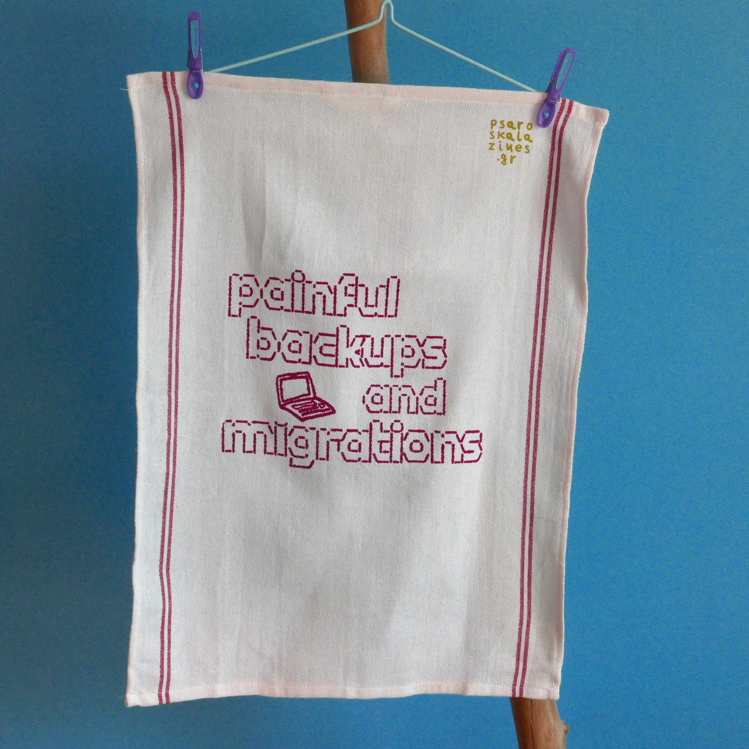 Tea-towel Painful Backups and Migrations